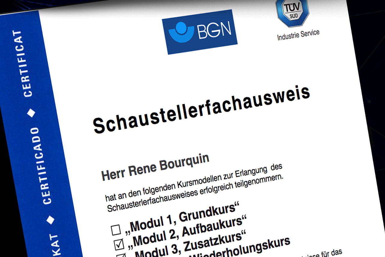 Tüv zertifiziert